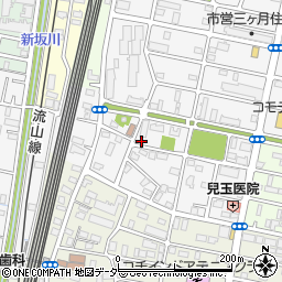 千葉県松戸市三ケ月1508周辺の地図