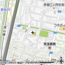 千葉県松戸市三ケ月1504周辺の地図