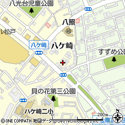 千葉県松戸市八ケ崎827周辺の地図