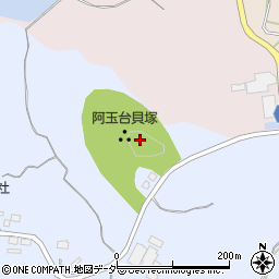 阿玉台貝塚周辺の地図