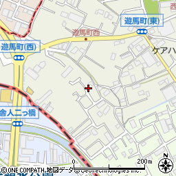 埼玉県草加市遊馬町101-4周辺の地図