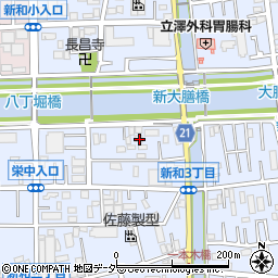 埼玉県三郷市新和3丁目126周辺の地図