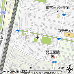 千葉県松戸市三ケ月1497周辺の地図
