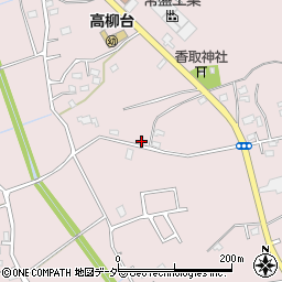 千葉県柏市高柳592-2周辺の地図