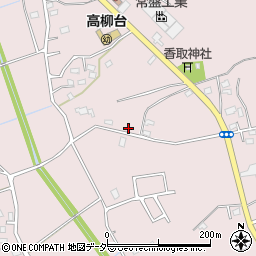 千葉県柏市高柳592-16周辺の地図