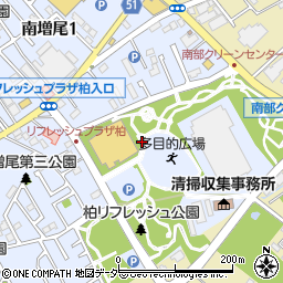 千葉県柏市南増尾周辺の地図