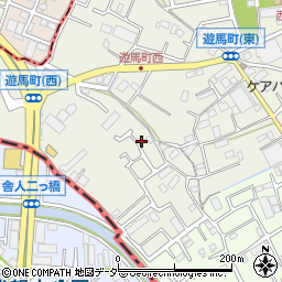 埼玉県草加市遊馬町101-3周辺の地図
