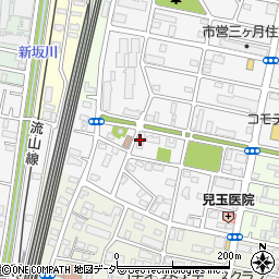 千葉県松戸市三ケ月1494周辺の地図