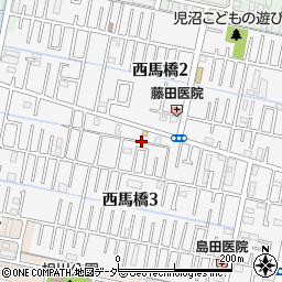 千葉県松戸市西馬橋周辺の地図
