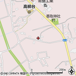 千葉県柏市高柳592-3周辺の地図