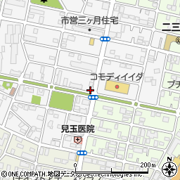 千葉県松戸市三ケ月1320周辺の地図