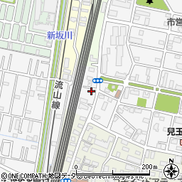 千葉県松戸市三ケ月306周辺の地図