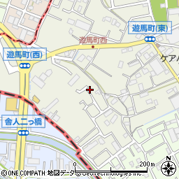 埼玉県草加市遊馬町101-2周辺の地図