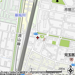千葉県松戸市三ケ月1455周辺の地図
