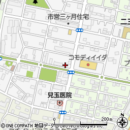 千葉県松戸市三ケ月1321周辺の地図