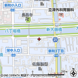 埼玉県三郷市新和3丁目124周辺の地図