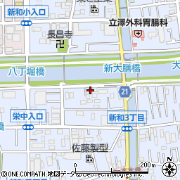 埼玉県三郷市新和3丁目124-1周辺の地図
