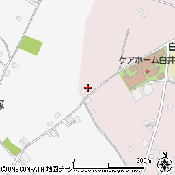 千葉県白井市中168周辺の地図