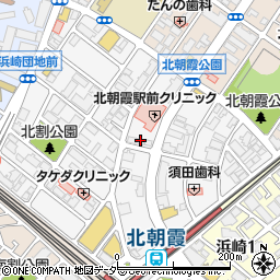 山手学院　朝霞台校周辺の地図