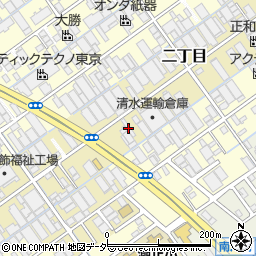 埼玉県八潮市二丁目1081周辺の地図