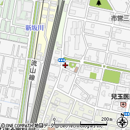 千葉県松戸市三ケ月1457周辺の地図