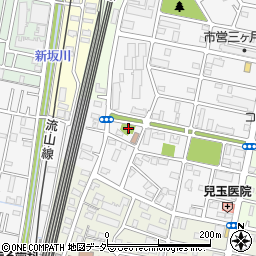 千葉県松戸市三ケ月1450周辺の地図