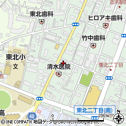 青木信用金庫新座支店周辺の地図