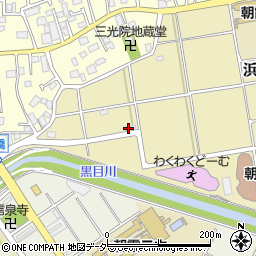 朝霞市役所　浜崎農業交流センター周辺の地図