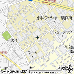 埼玉県八潮市二丁目974-1周辺の地図