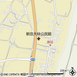 新田大林公民館周辺の地図