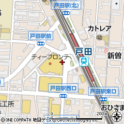 タリーズコーヒー 戸田店周辺の地図