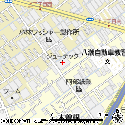ジューテック東京配送センター周辺の地図