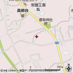 千葉県柏市高柳718周辺の地図