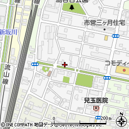 千葉県松戸市三ケ月1312周辺の地図