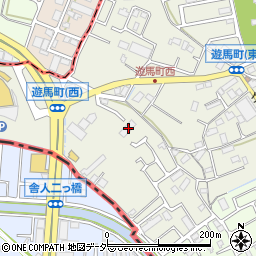 埼玉県草加市遊馬町78-1周辺の地図