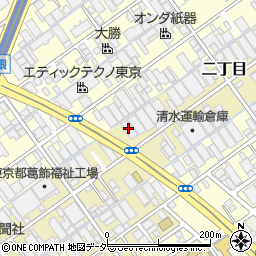 埼玉県八潮市二丁目1075周辺の地図