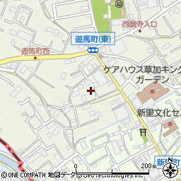 埼玉県草加市遊馬町270周辺の地図