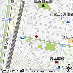 千葉県松戸市三ケ月1314周辺の地図