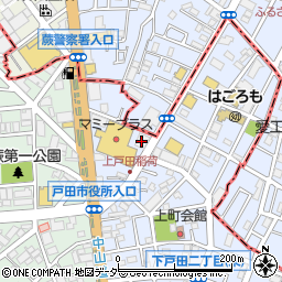 青木信用金庫戸田支店周辺の地図