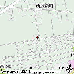 埼玉県所沢市所沢新町2460周辺の地図