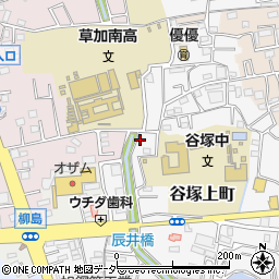 辰井川上町公園周辺の地図
