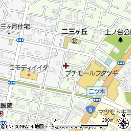 千葉県松戸市二ツ木1758周辺の地図