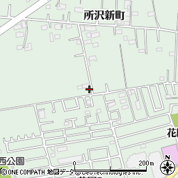 埼玉県所沢市所沢新町2460-9周辺の地図