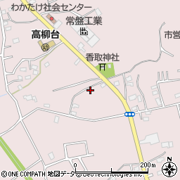 千葉県柏市高柳718-2周辺の地図