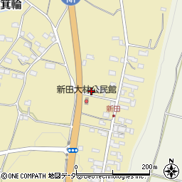 山梨県北杜市高根町箕輪2595周辺の地図