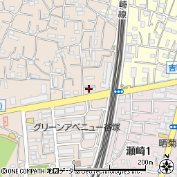 埼玉県草加市谷塚町1358-13周辺の地図
