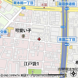埼玉県川口市本蓮2丁目1-21周辺の地図