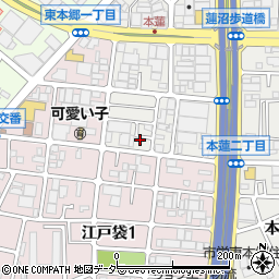 埼玉県川口市本蓮2丁目1-14周辺の地図