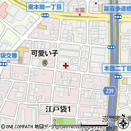 埼玉県川口市本蓮2丁目1-23周辺の地図