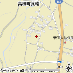 山梨県北杜市高根町箕輪2622周辺の地図